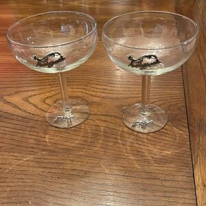 Jimmy Buffett Margaritaville margarita‎ glasses, set of 2